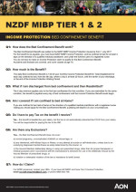MIBP Income Protection Bed Confinement Benefit