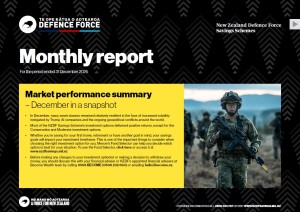 NZDF Monthly Report Dec 2025