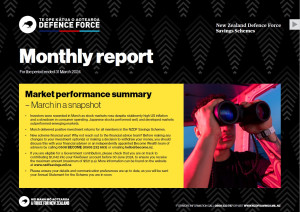 NZDF Monthly Report March 2024
