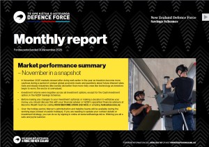 NZDF Monthly Report Nov 2025